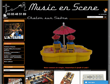 Tablet Screenshot of musicenscene.fr